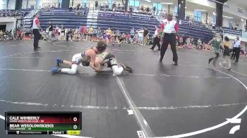 90/95 Round 5 - Bear Wesolowski(90), Tallahassee vs Cale Wimberly, Canes Wrestling Club