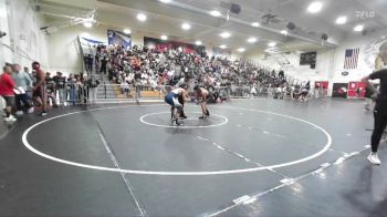 190 lbs Champ. Round 1 - Logan Trevino, Calvary Chapel/SA vs Bernie Romero, Del Sol