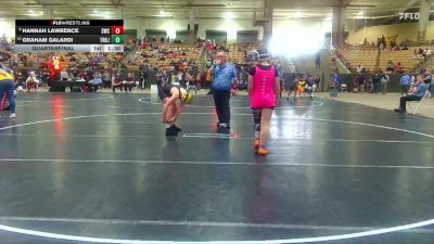 120 lbs Quarterfinal - Hannah Lawrence, Stars Wrestling Club vs Graham Galardi, Seymour Youth Wrestling Club