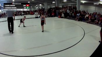 24 lbs Quarterfinal - Hazen Jensen, Chadron Junior Wrestling Club vs Connor Peters, Gordon/Rushville Jr. Wrestling