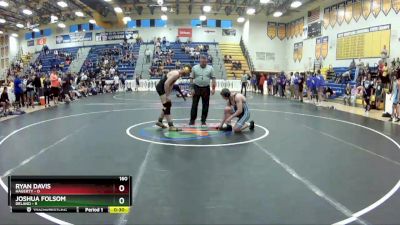 160 lbs Quarterfinals (8 Team) - Zane Canada, Deland vs Kamdon Harrison, Hagerty