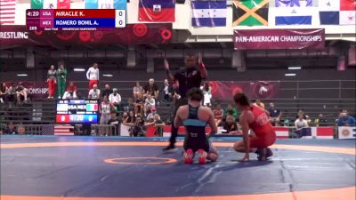 62 kg Semifinal - Kayla Mircale, USA vs Alejandra Romero, MEX
