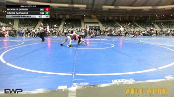 96 lbs Quarterfinal - Maximus Durrer, Oakdale vs Rocco Cartalino, Choose Hard Wrestling Academy