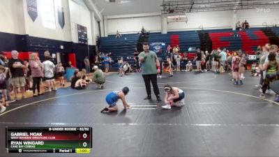 82/92 Round 4 - Ryan Wingard, Cane Bay Cobras vs Gabriel Moak, West Wateree Wrestling Club