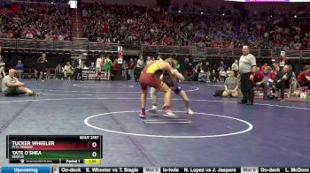 2A-138 lbs Champ. Round 2 - Tate O`Shea, Keokuk vs Tucker Wheeler, PCM, Monroe