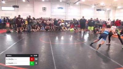 100 lbs Semifinal - Grady Stotts, Tristate Elite vs Johnny Heath, Jacket Wrestling Club