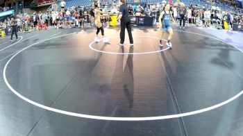 100 lbs Rnd Of 32 - Katie Biscoglia, IA vs Lydia Bagley, NJ