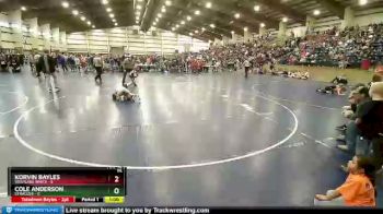 75 lbs Champ Round 1 (16 Team) - Korvin Bayles, Westlake White vs Cole Anderson, Syracuse