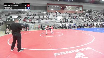 U23 Women - 65 lbs Cons. Round 5 - Caylynn Chandler, MI vs Haley Le, WA