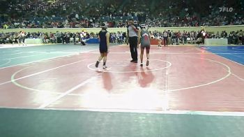 100 lbs Round Of 16 - Aleyda Herbert, Hinton Comets vs Olivia Perez, Enid Junior High