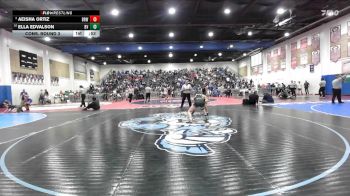 140 Girls Cons. Round 3 - Aeisha Ortiz, Brawley vs Ella Edvalson, Bonita Vista
