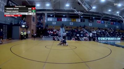 141 lbs Cons. Semi - Braden Tatum, Newberry vs Frank Bianco, Coker