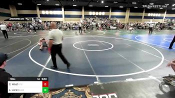 78 lbs Consolation - Carson West, St Charles Wrestling vs Luke Loren, Sunkist Kids/Monster Garage