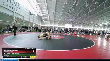 120 lbs Cons. Round 7 - Daxton Bonner, Wasatch vs Glade Harman, Mountain View