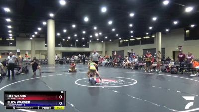 85 lbs Semis (4 Team) - Lily Wilson, Stormettes vs Eliza Warner, Feelin Peachy