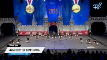 University of Minnesota [2025 Division IA - Pom Semis] 2025 UCA & UDA College Cheerleading & Dance Team National Championship