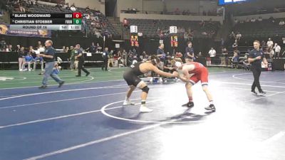 165 lbs Round Of 16 - Blake Woodward, Buchanan (CS) vs Christian Stoeber, Fountain Valley (SS)