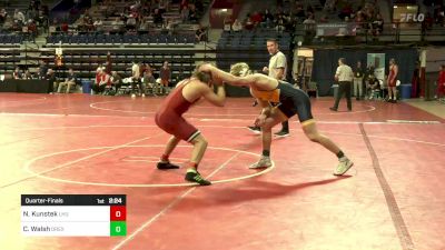 165 lbs Quarterfinal - Nicholas Kunstek, Lock Haven vs Cody Walsh, Drexel