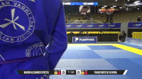 Thiago Brito De Oliveira vs Mason Alexander Stritzel 2026 Pan Jiu Jitsu IBJJF Championship