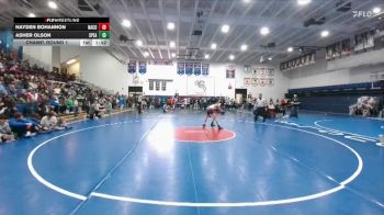 120 lbs Champ. Round 1 - Hayden Bohannon, Natrona County vs Asher Olson, Spearfish