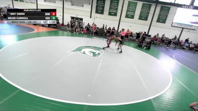 126-129 lbs Champ. Round 1 - Jimy Obedi, Rock Island Wrestling Club vs Miles Carroll, Bearcats