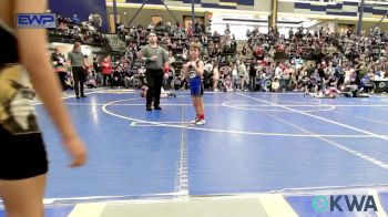 55 lbs Consolation - Waylon Helvey, Team Guthrie Wrestling vs Mateo Sierra, OKC Saints Wrestling