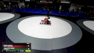 126 lbs Cons. Round 3 - Trenton Reed, California vs Rami Farias, Infinity Wrestling