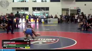 113 lbs Champ. Round 2 - Anthony Lucio, Servite vs Bryce Gonzales, Norco