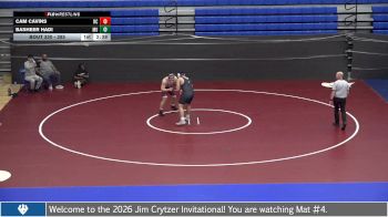 285 lbs 3rd Place Match - Cam Cavins, Roanoke College vs Basheer Hadi, Marymount University
