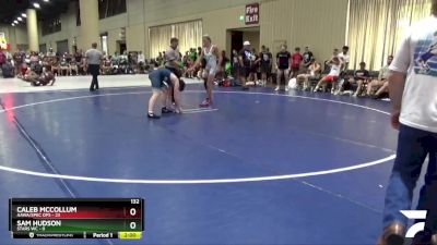 132 lbs Round 2 (4 Team) - Caleb McCollum, AAWA/Spec Ops vs Sam Hudson, Stars WC