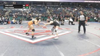 5A - 132 lbs Semifinal - Kelli Faison, Croatan vs Lydia Alley, North Davidson High School