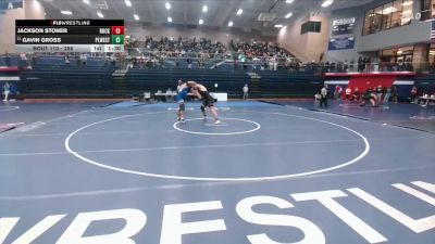 285 lbs Champ. Round 1 - Gavin Gross, Plano West vs Jackson Stoner, Rockwall