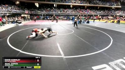 5A 175 lbs Quarterfinal - Isaac Zapata, Georgetown vs David Gormley, Dallas Hillcrest