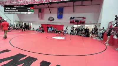 JH 117 lbs Cons. Round 4 - Zora Clark, Lawton JH vs Anika Hanson, EISENHOWER JH