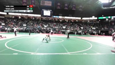 50 lbs Cons. Round 3 - Ryan Lape, BBWA vs Axel Leal, EWO3