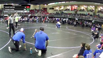 60 lbs Champ. Round 2 - Wyatt Meyer, GI Grapplers vs Ryker Harm, MWC Wrestling Academy