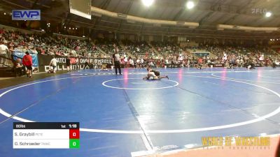 80 lbs Round Of 32 - Stevie Graybill, Peterson Grapplers vs Dalton Schroeder, Top Notch Wrestling Club