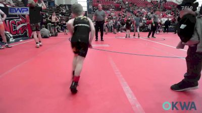 40 lbs Semifinal - Hudson Holderman, Keystone Kids 11U vs Jett Dolen, Perry Wrestling Academy