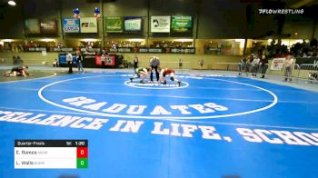 115 lbs Quarterfinal - Eden Ramos, Morris Eagles WC vs Laurin Walls, Norman Grappling