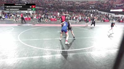 105 lbs Champ. Round 2 - Skya Scrimgeour, Southern Door vs Lily Niznansky, Oak Creek Attack Wrestling Club