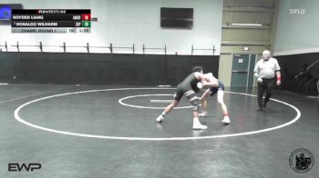 144 lbs Champ. Round 1 - Ronaldo Wilharm, John H Pitman vs Royden Liang, American