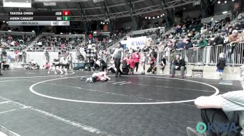 67 lbs 3rd Place - Takoda Owen, ARDMORE TAKEDOWN CLUB vs Aiden Canady, Berryhill Wrestling Club