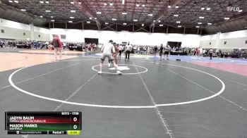 175B Cons. Round 1 - Mason Marks, Whitfield vs Jadyn Baum, Topeka-Washburn Rural HS