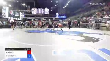 112 lbs Round Of 64 - Arial Johns, Colorado vs Addison Rudolph, Ohio