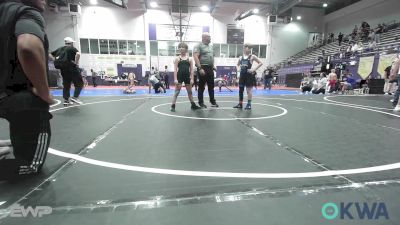 100 lbs Rr Rnd 5 - Sam Satterfield, Tulsa Blue T Panthers vs Royce Baugh, Team Tulsa Wrestling Club
