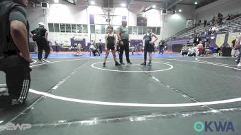 100 lbs Rr Rnd 5 - Sam Satterfield, Tulsa Blue T Panthers vs Royce Baugh, Team Tulsa Wrestling Club