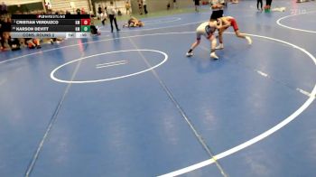 90 lbs Cons. Round 2 - Karson Devitt, Kearney Matcats vs Cristian Verduzco, Kearney Matcats
