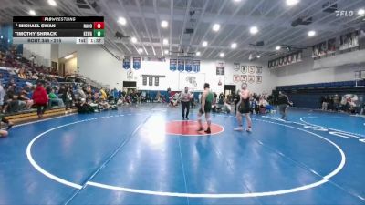 215 lbs Quarterfinal - Michael Swan, Natrona County vs Timothy Shrack, Kelly Walsh