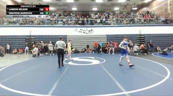 110 lbs Champ. Round 2 - Grayson Harwood, All In Wrestling Academy vs Landon Wilson, Fighting Squirrels Wrestling Club