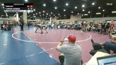 132 lbs Cons. Round 4 - Dion Guy, Elevate Wrestling Club vs Landon Caviness, Black Hive